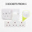 Benross 45090 Standard 3 Way Wall Adaptor Socket / Simple Wall Extension 4