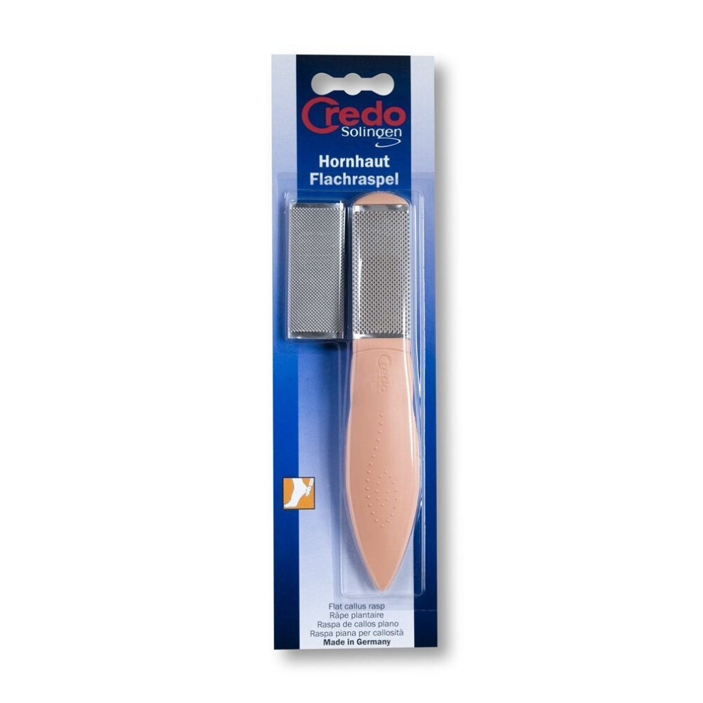 Credo Solingen Professional Foot Care Flat Callus Rasp Smooth, Callusfree Feet Guaranteed For Comfort