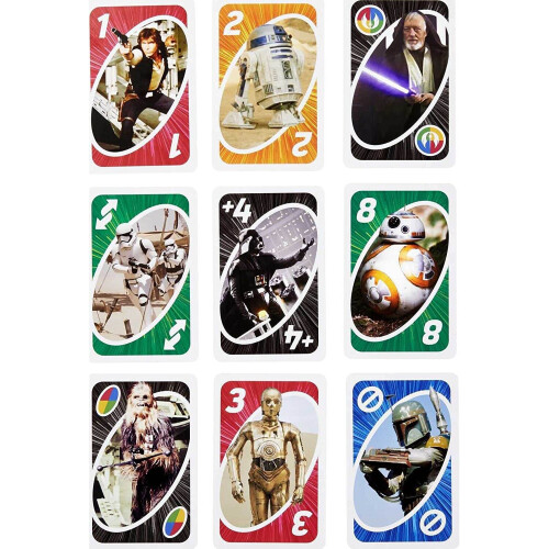 UNO UNO Star Wars Card Game 1