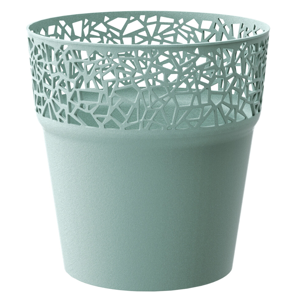 (Green, 1) Tree Plastic Flower Plant Garden Herb Planter Pots