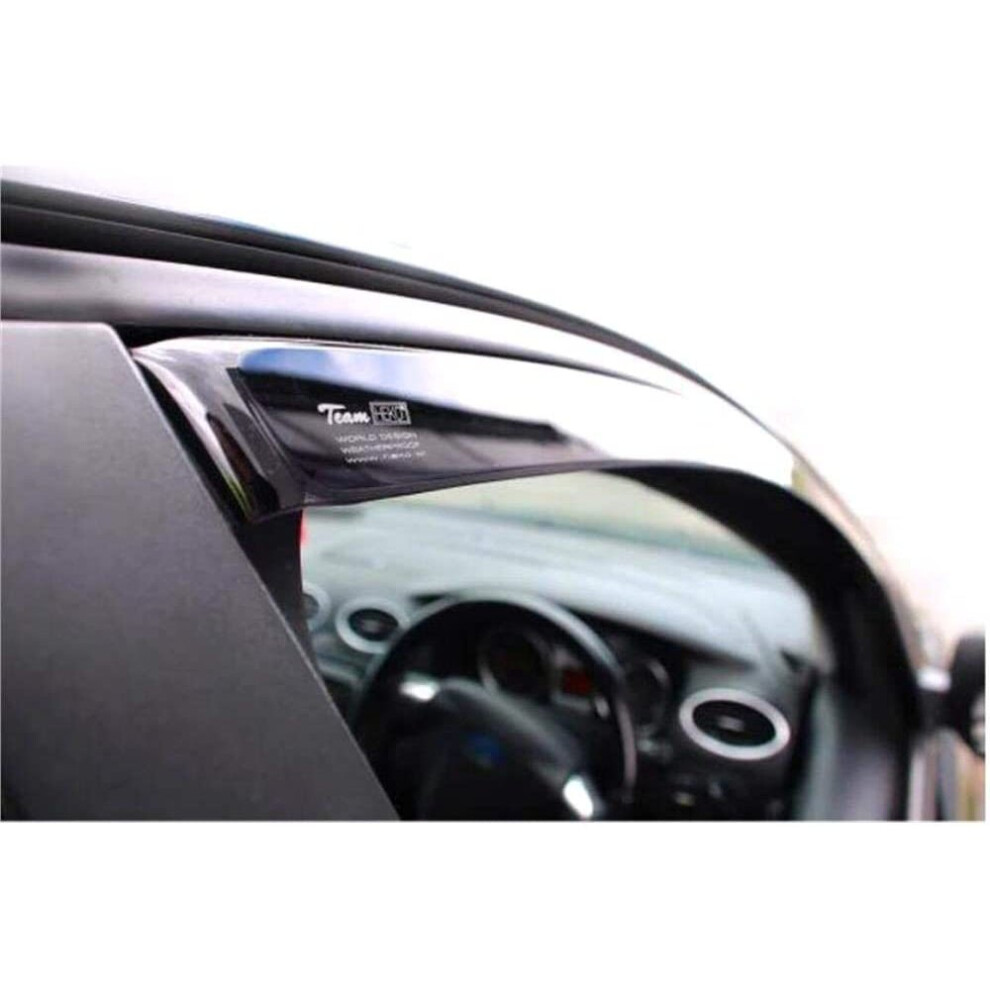 Heko 10237 Wind Deflectors,Pack Of 2 Dark 5905784873053