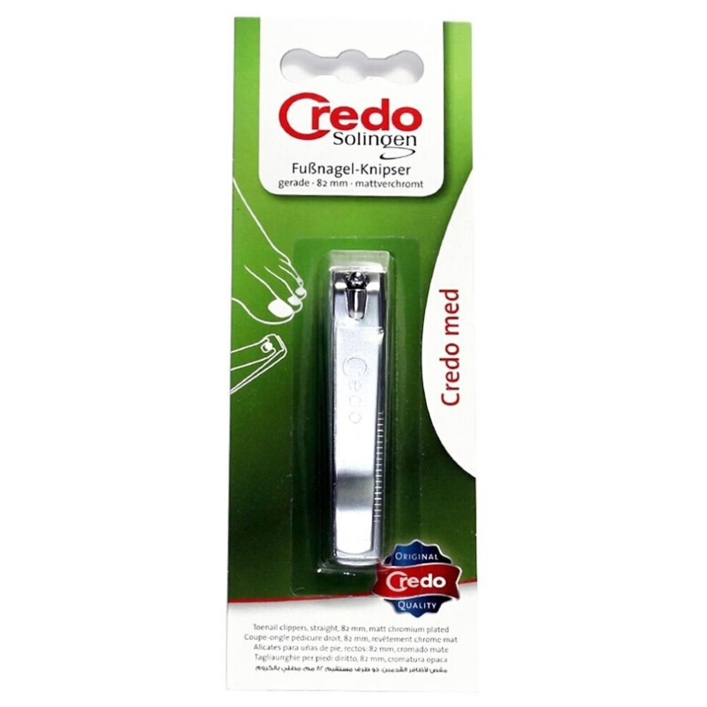 Credo Solingen Diabetic Chromium Nail Clipper Straight 82 Mm