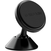 Rokform - Justerbar magnetisk bilmontering 360 graders drejning med 3M VHB -b?nd Mobiltelefonholder aluminium Dashboard Telefonmontering Stativ t