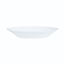 (6 Soup Bowls) Luminarc White 18pc Opal Glass Dinner Set Modern
