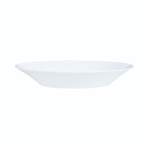 (6 Soup Bowls) Luminarc White 18pc Opal Glass Dinner Set Modern