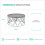 LIVIVO LIVIVO Round Coffee Table with Metal Base - Silver/Grey 5