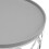 LIVIVO LIVIVO Round Coffee Table with Metal Base - Silver/Grey 8
