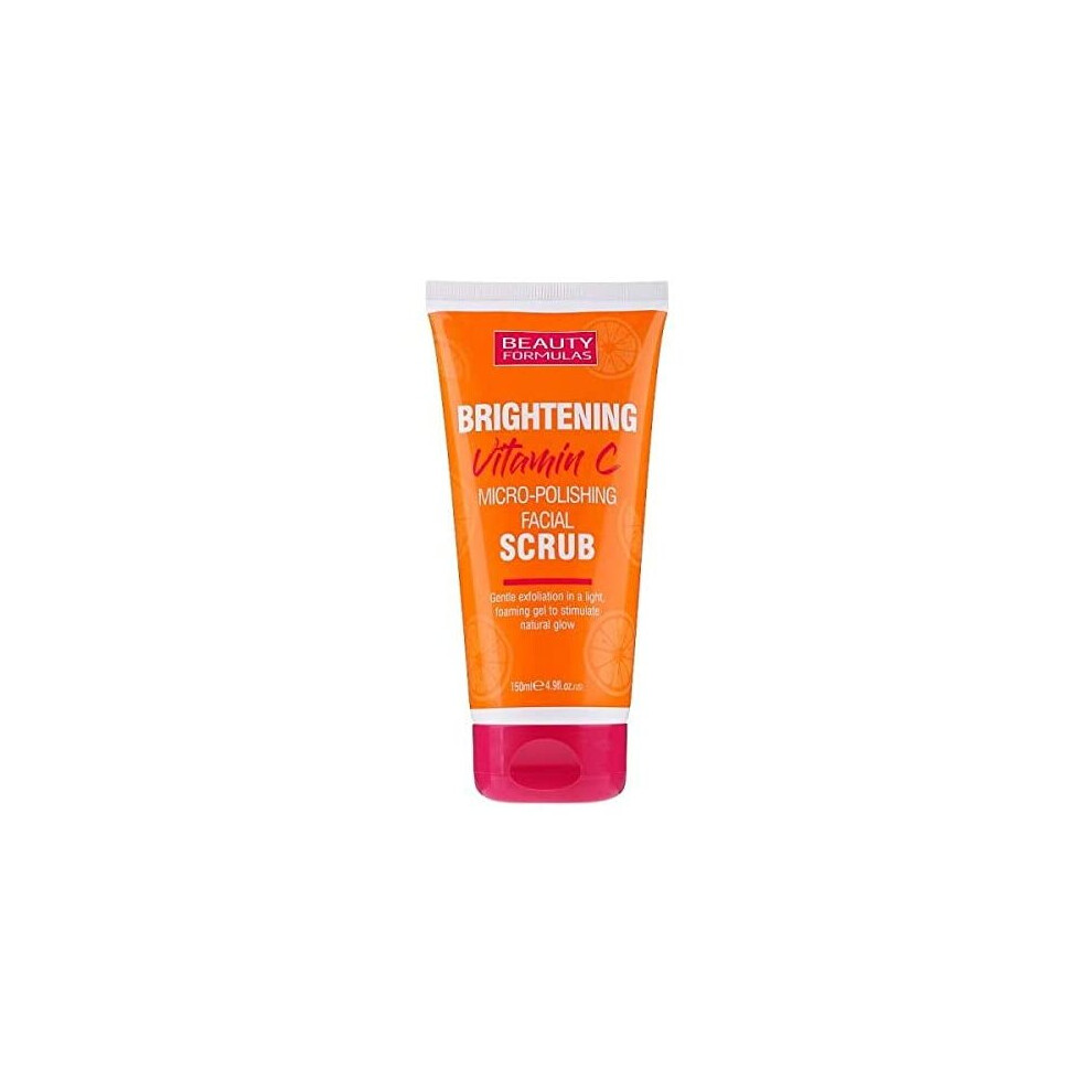 Beauty Formulas Brightening Vitamin C Facial Scrub 150ml