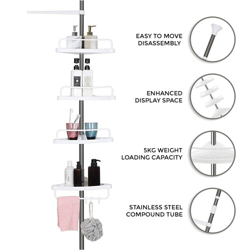 4-Tier Bathroom Storage Rack 1