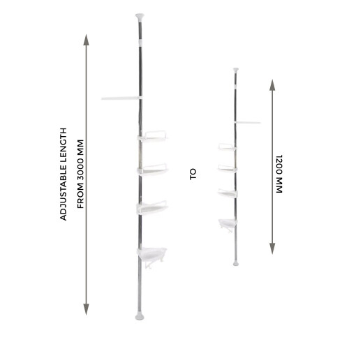 4-Tier Bathroom Storage Rack 2