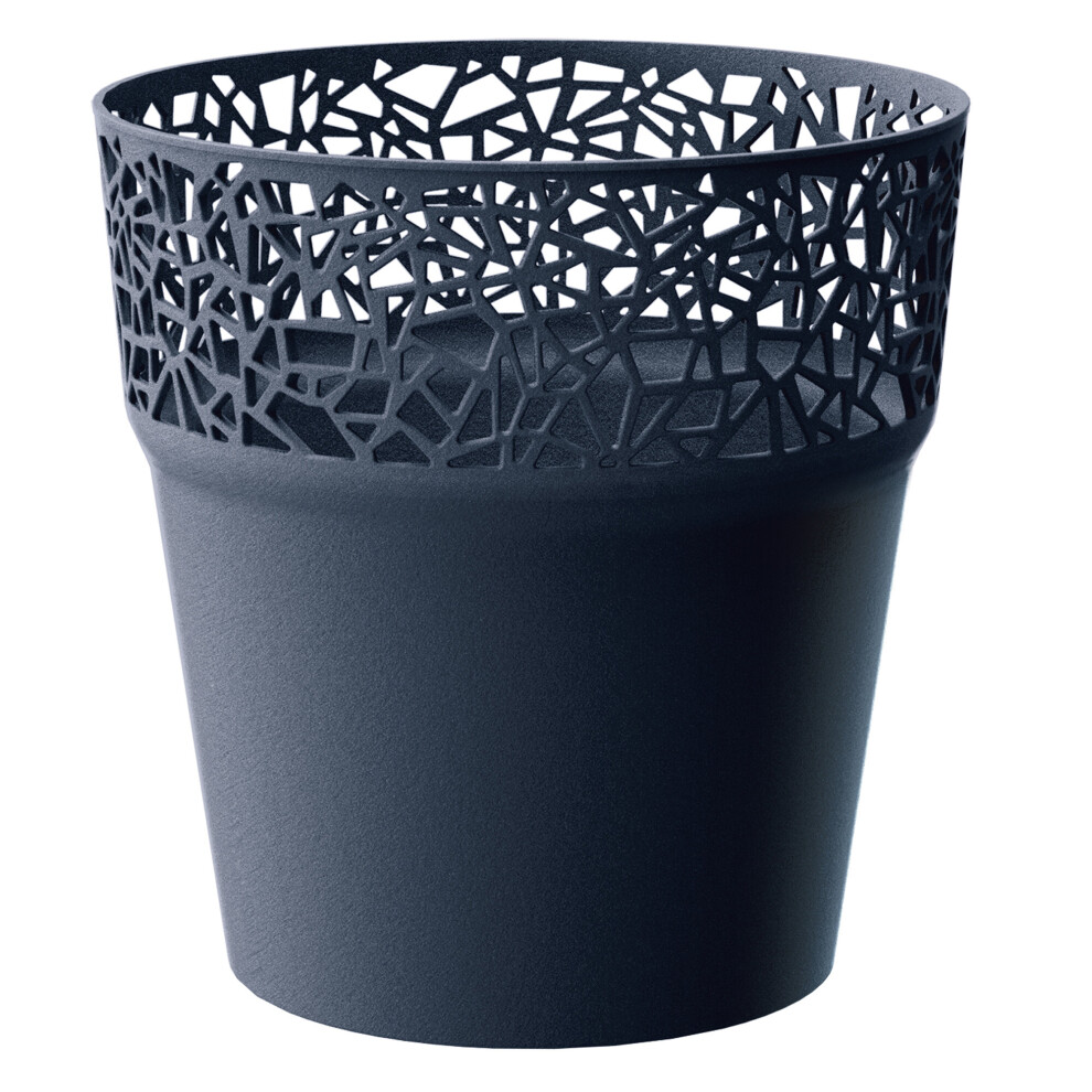 (Black, 1) Tree Plastic Flower Plant Garden Herb Planter Pots