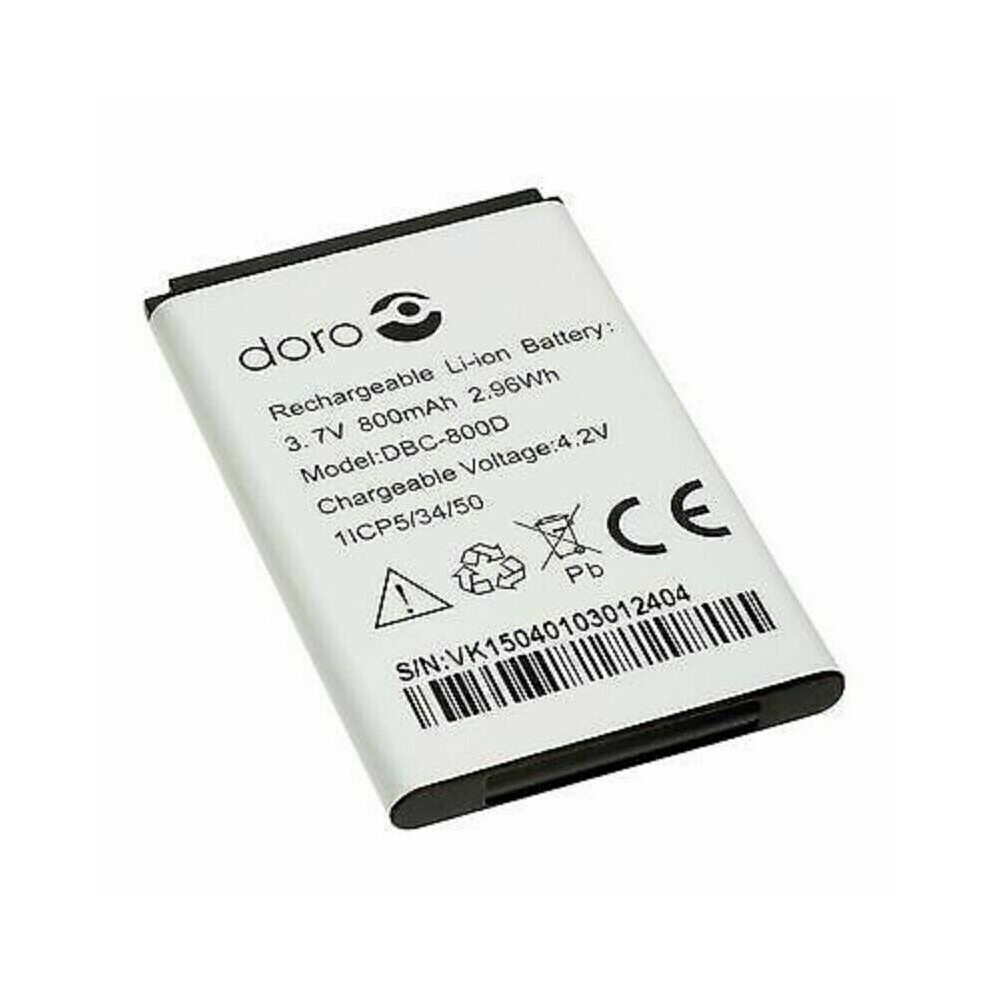 Doro DBC-800D Battery For Doro 6520 6021 6050 6120 6121 6171 800mAh