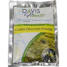 Davis Finest Cassia Obovata Powder, Hair Strengthening, Thickening, Volumising, Anti-Frizz, Shine Conditioner, Vegan Hair Mask – Semi Permanent