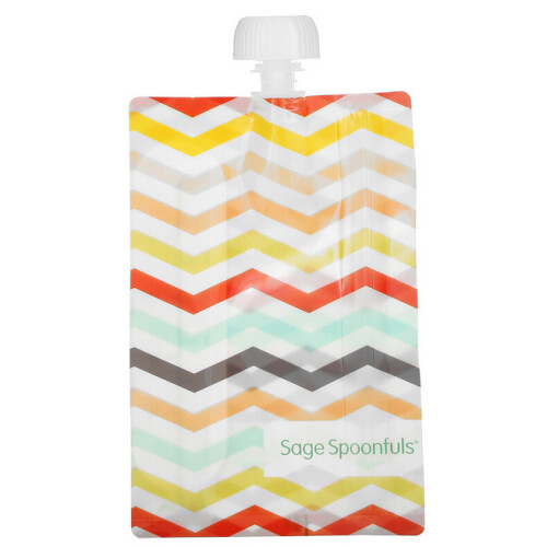 Sage Spoonfuls, Reusable Food Pouches, 4+ Months, 6 Pack 2