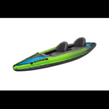 2 Person Inflatable Kayak Set (Oars Air Pump Two Man Blow Up Canoe)