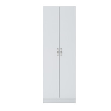 2 Door Double Wardrobe White
