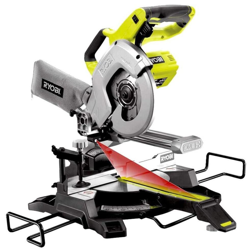 Ryobi R18ms216-0 18V One+ Cordless Mitre Saw - Bare Tool