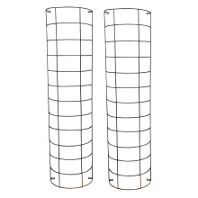 Large Metal Tube Trellis Semi Circular for Drainpipes (Set of 2)