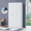 Timber Art Design UK 3 Door Wardrobe In White 2