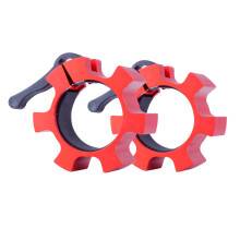 (Red) Aluminium Olympic 2" Safety Collars Set
