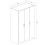 Timber Art Design UK 3 Door Wardrobe In White 7