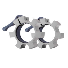 (Silver) Aluminium Olympic 2" Safety Collars Set