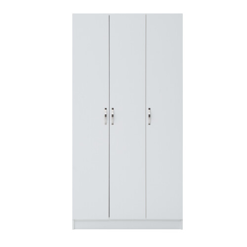 Timber Art Design UK 3 Door Wardrobe In White