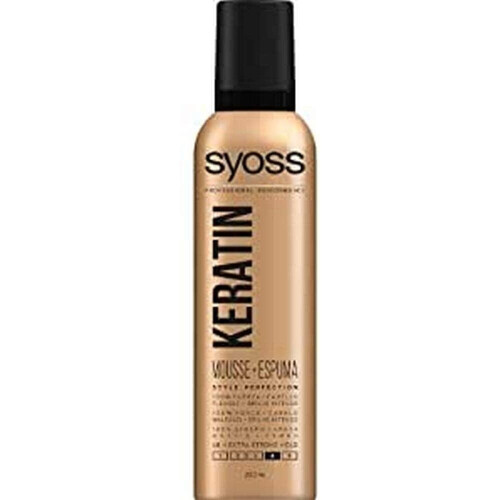 ESPUMA DE KERATINA FLEXIBLE Y BRILLO 250ML DE SYOSS