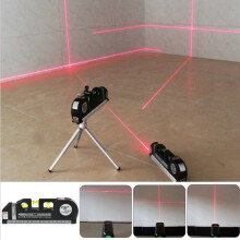 Black Laser Level Line Tool Measurement Lazer Spirit Level Leveling Wall