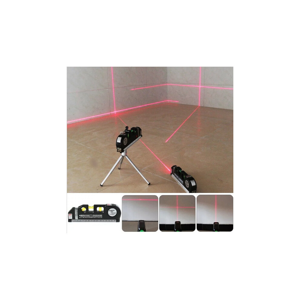 Laser Level Line Tool Measurement Lazer Spirit Level Leveling Wall Black