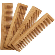 4 Pcs Wooden Comb Hair Comb Massage Comb Eco Friendly Zero Waste Bamboo Handmade Wood Hair Comb 5.35 ''/ 13.6cm for Women, Men and Girls