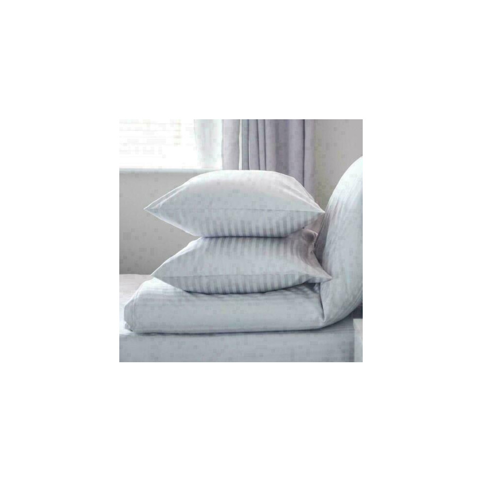 EXTRA LARGE JUMBO PILLOWS HOTEL QUALITY STRIPED PILLOWS PACK OF 2 DELUXE PILLOW