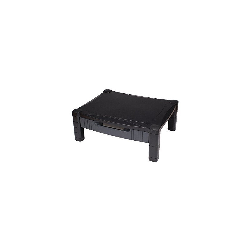 Contour Ergonomics Ergo Monitor Stand With Drawer - Black 5050747776855