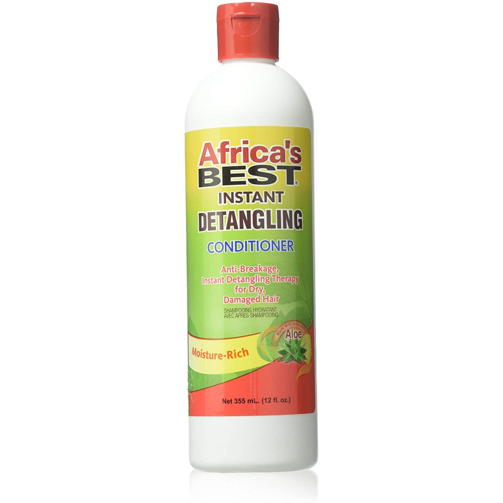 Africa's Best Instant Detangling Conditioner With Aloe Vera - 356Ml