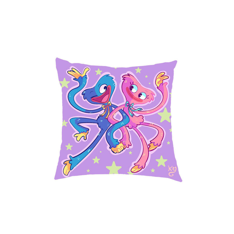 (Pink, Velvet) New Arrival Children Poppy Playtime Pillow Case 45cm Kids Cute Huggy Wuggy