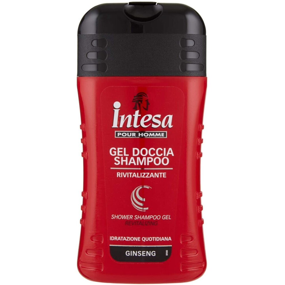 Intesa Pour Homme Ginseng Daily Moisturising Shower Gel Shampoo, 250 Ml