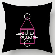 (16) Squid Game Throw Pillow Case Cushion Cover Sofa Home Bedroom Decor