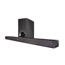 Denon DHT-S316 Soundbar with Subwoofer, Bluetooth Sound Bar for Surround Sound System, Dolby Digital, DTS Decoding, Dialogue Enhancer, HDMI ARC, Wall