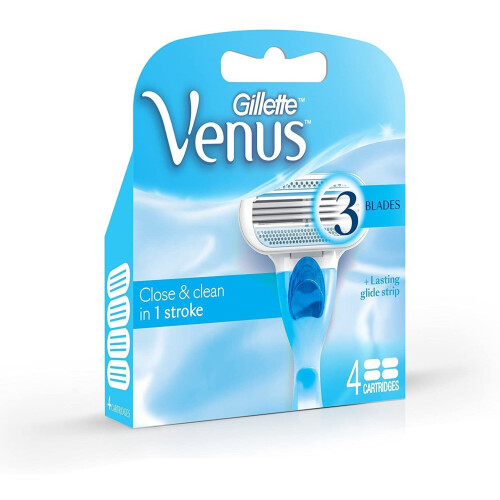 Gillette Venus Razor Blades 4 per pack 1