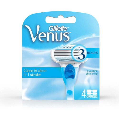 Gillette Venus Razor Blades 4 per pack