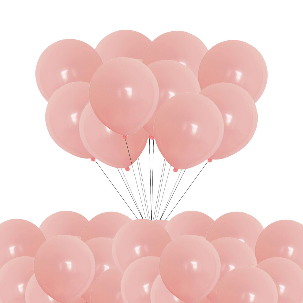 ( Pink Macaron ) 100pcs Thick Macaron Latex Balloons, for Birthday Wedding Party Supplies Reception Carnival Baby Shower Decoration 10inches