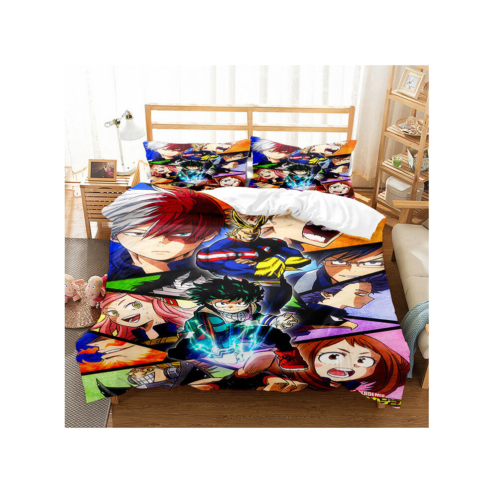 (Style 10, Single) hero academia Single Double King Duvet Cover NEW