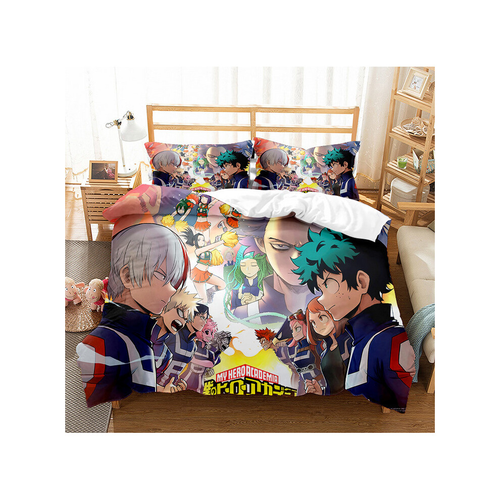 (Style 02, Single) hero academia Single Double King Duvet Cover NEW