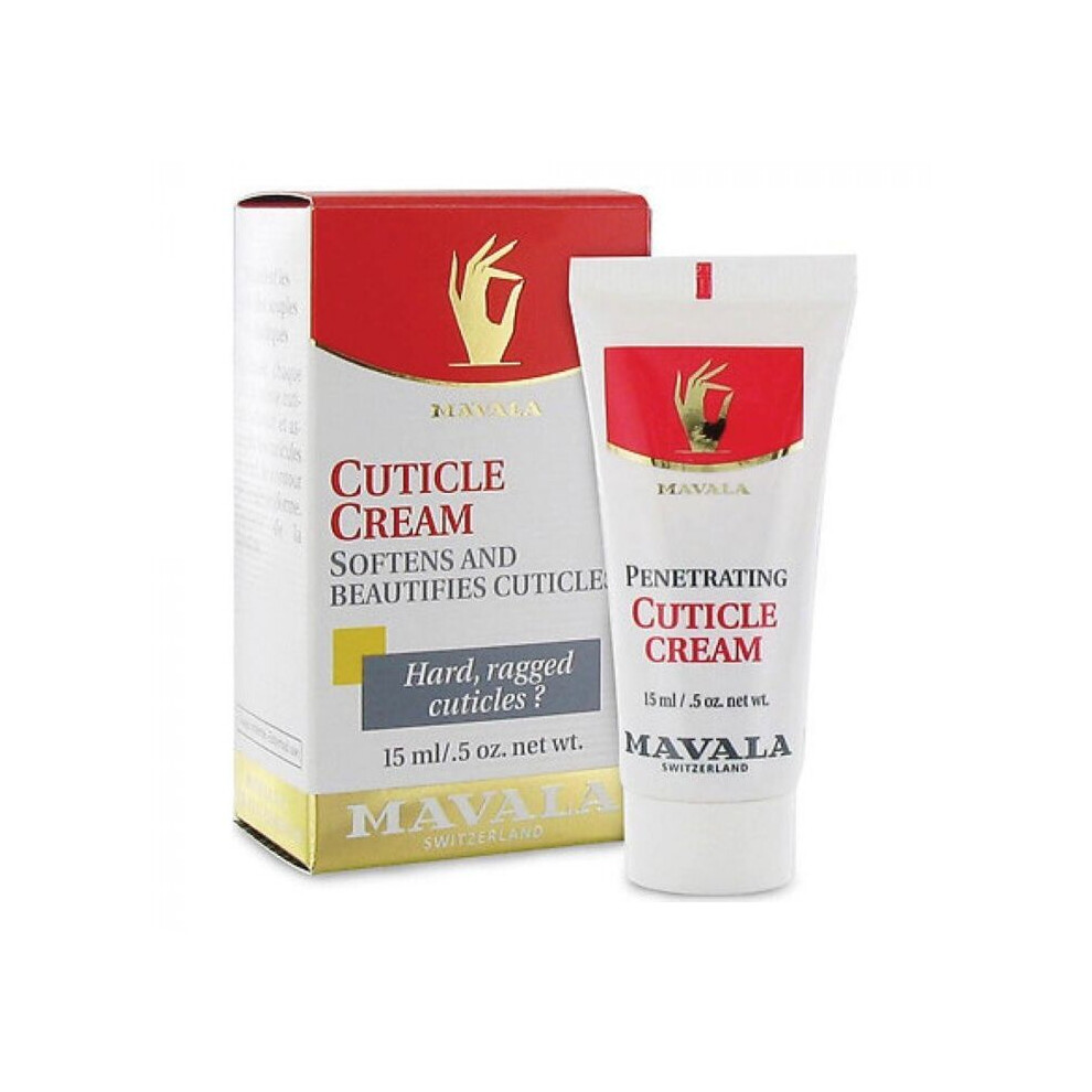 Mavala Cuticle Cream 15 mL - Nourishing Cuticle Cream for Healthy Nail Growth, 15 mL Tube