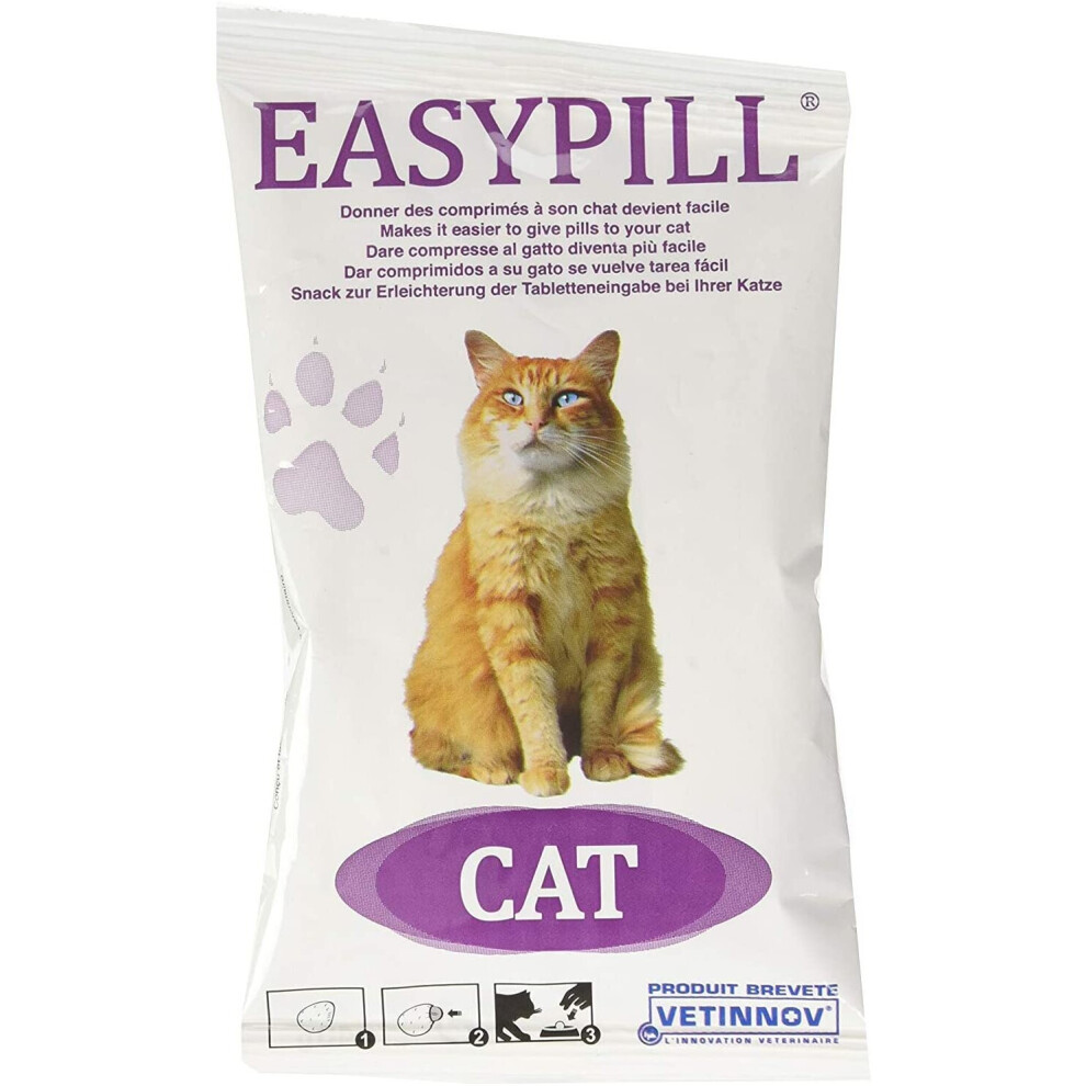 Easypill Cat Putty - 4 X 10 Gram Individually Wrapped Pill Pockets For Cats-image-OPC-P8VZH6D-NEW