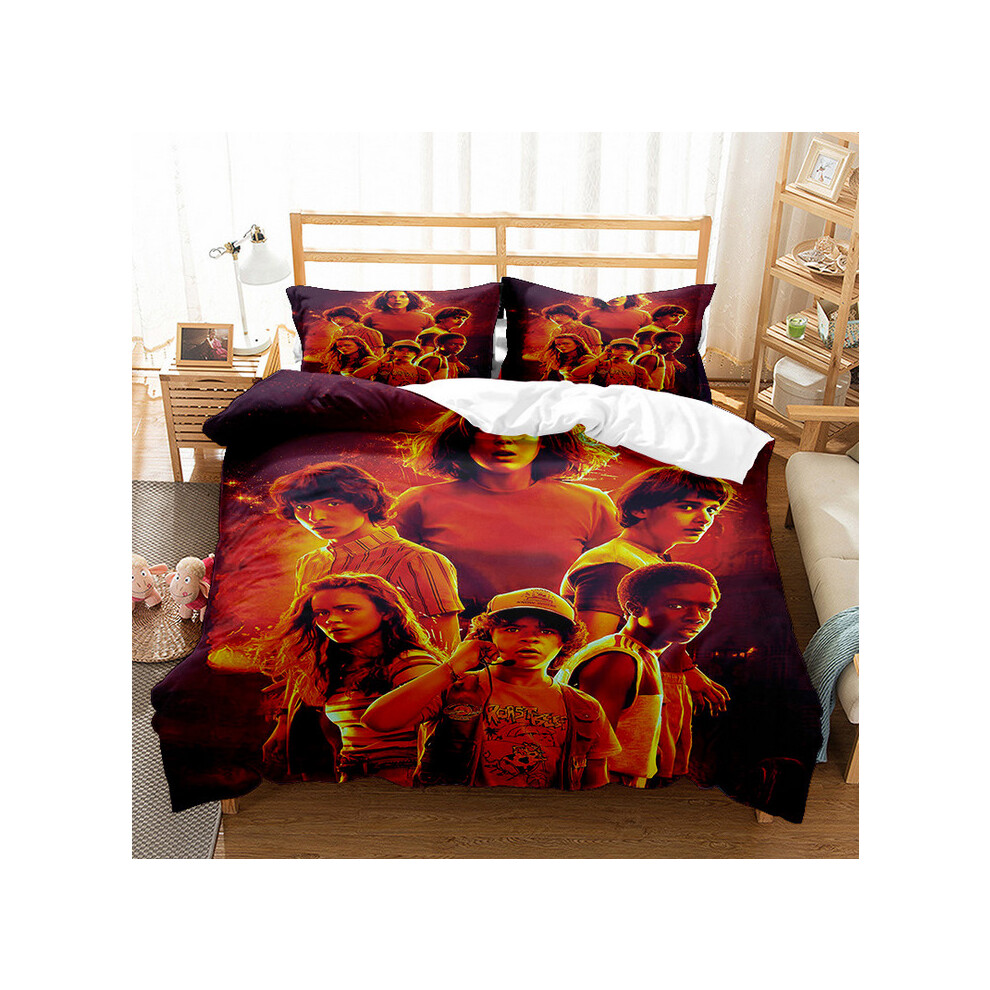 (Pattern 09, King) Stranger Things Single Double King Duvet Cover UK