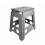 KCT KCT Portable Folding Step Stool for Home Lightweight Kitchen Steps Anti Slip Foldable Plastic with Handle Grey 1
