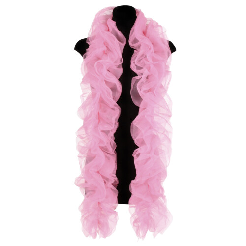 2m Organza Boa - Light Pink