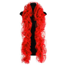 2m Organza Boa - Red