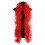 2m Organza Boa - Red 1